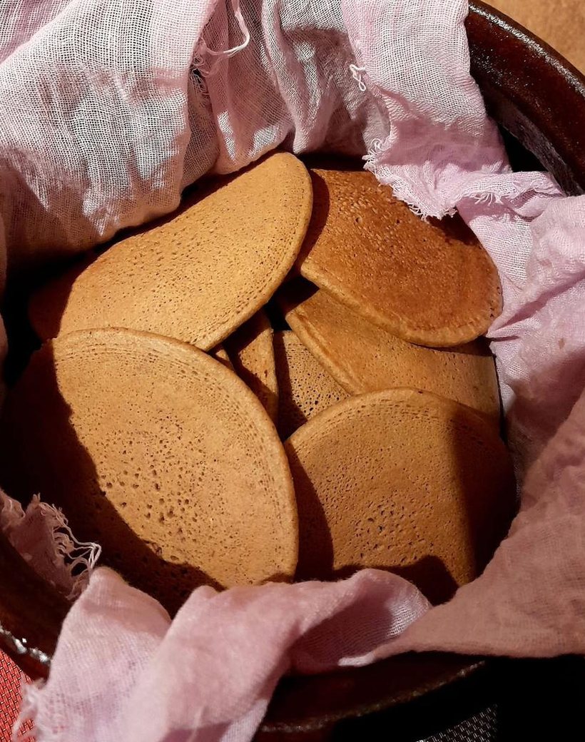 Khuley — Bhutanese buckwheat pancakes